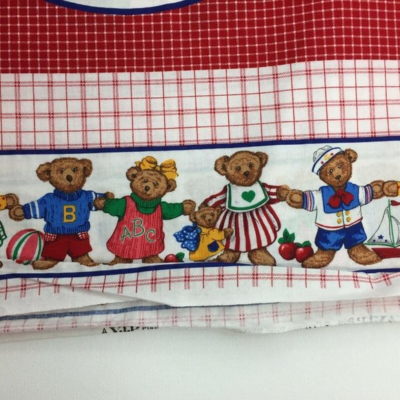 Cranston VIP Teddy Bear 14" Pillow Fabric Panel Re - Picture 6 of 10